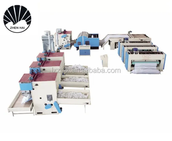 ZCM-1000 Non Woven Machinery and Geotextile Insulation Material Production Line