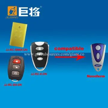 Compatible Wireless RF Novoferm Remote Control for Garage Doors, OEM and ODM Orders Welcomed