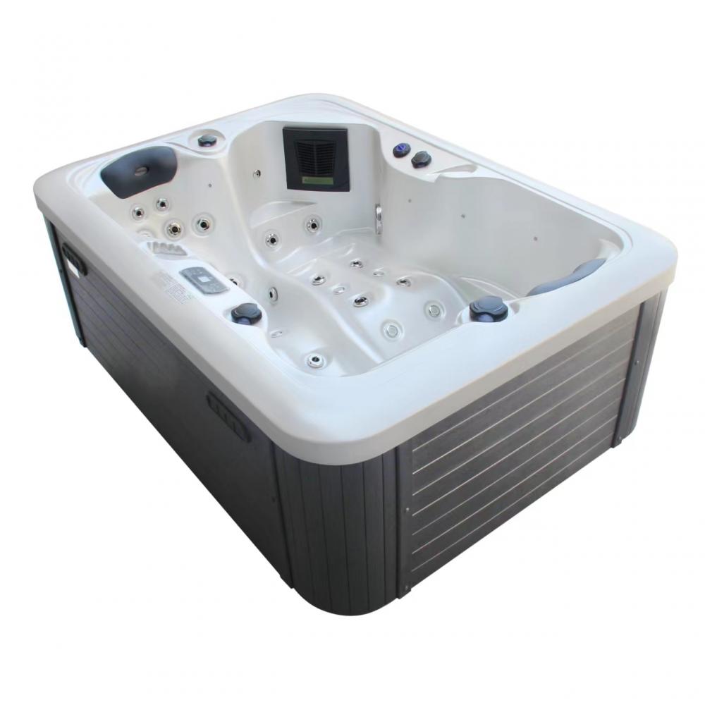 Acrylic Hot Tub Whirlpool Spa with 2 Lounger