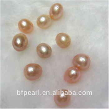 Wholesale 9-10mm Pink Raindrop Shape Loose Pearl Beads