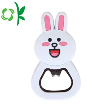 Safety Silicone Cartoon Beer Bottle Opener Non-slip Easy