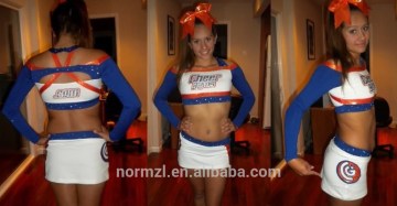 Sexy cheerleader costume for seamless sportswear . cheer uniforms