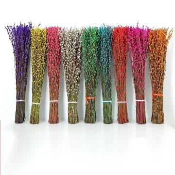 Natural Dry Flower Silver Willow for Spring Festival Home Decor