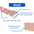 Senior Light Pink Metal Buckle Gait Belt