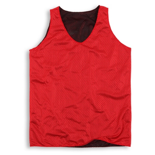 cheap red Sleeveless reversible basketball jerseys