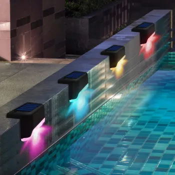 Waterproof Solar LED Stair Light for Outdoor Garden and Patio