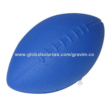 2014 Hot Selling Blue Rugby Ball in PU Foam