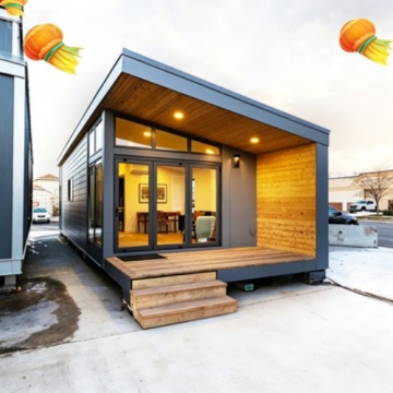 Lightweight Steel Cabin with Detachable Sunroom Add-on