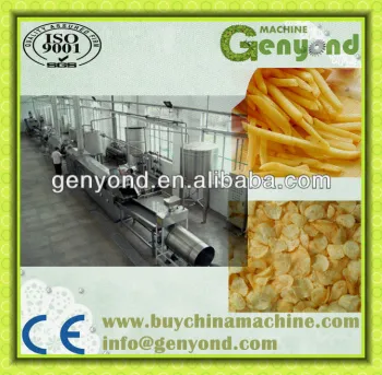 potato chips frying line