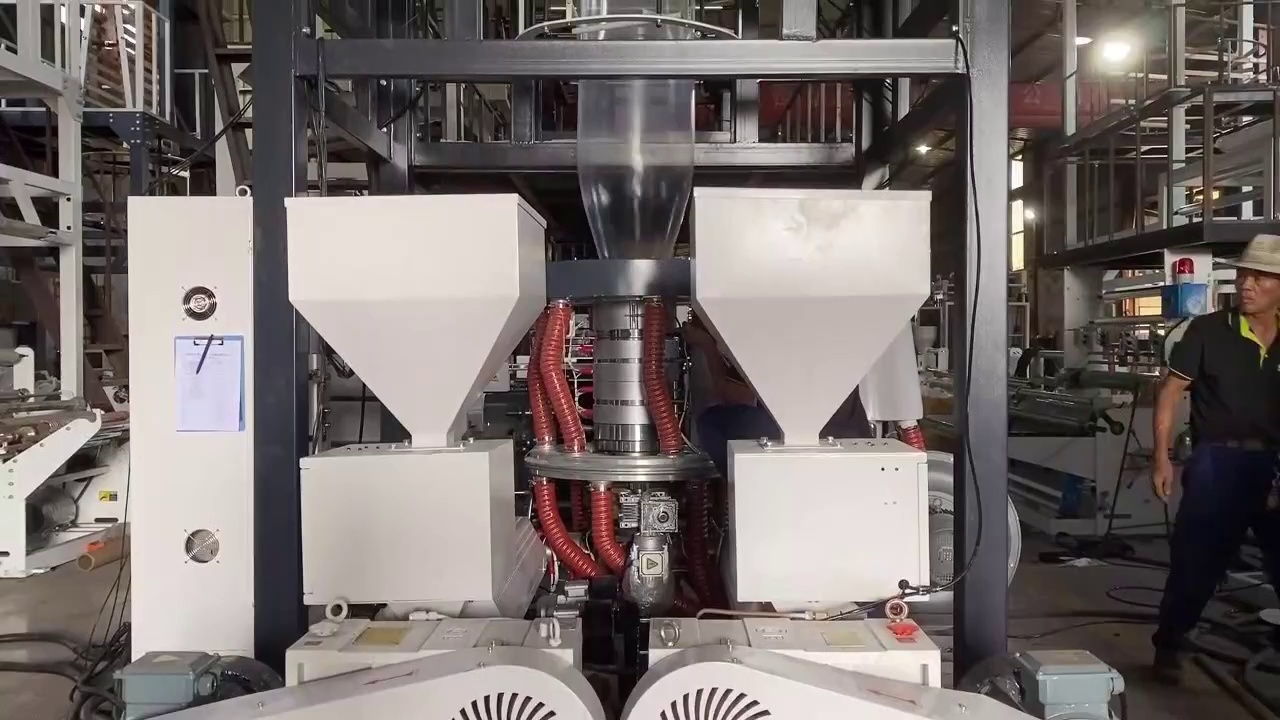 Blowing Extrusion Machine for PLA, LDPE, HDPE, LLDPE Films