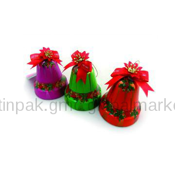Christmas Gift Boxes,Jingle BellsTea Tins
