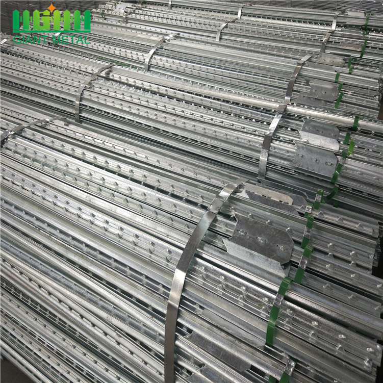 Decorative wholesale cheap galvanized metal fence t posts