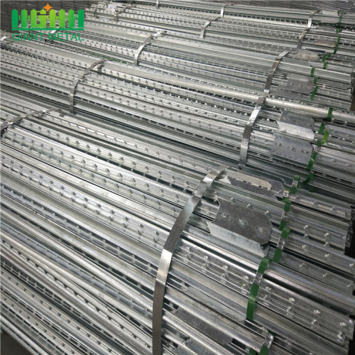 Postes de valla de metal galvanizado barato por mayor decorativo t