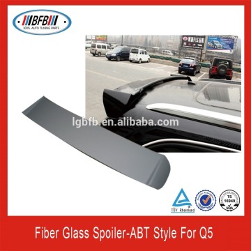 Car Accessories Fiber Glass Spoiler Q5 Rear Spoiler for Audi Q5 ABT Style