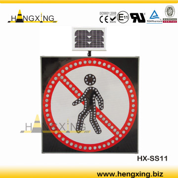 Hx-Ss11 Solar Panel Traffic Sign LED Signal Board Traffic Road Sign (HX-SS11)