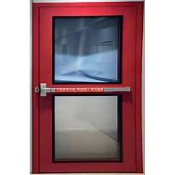 Partition type glass security door