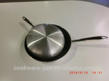Polished press frying pan / aluminum frying pan