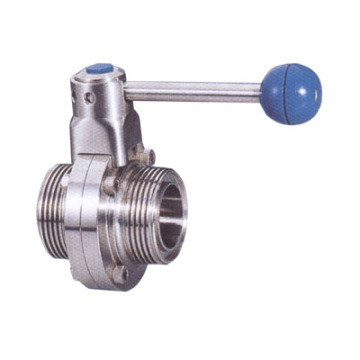 Saniter Stainless Steel Threaded Butterfly Valve