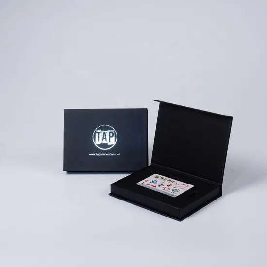 Custom Black Kraft Postcard | Cheap Gift Cardboard Magnetic Packaging