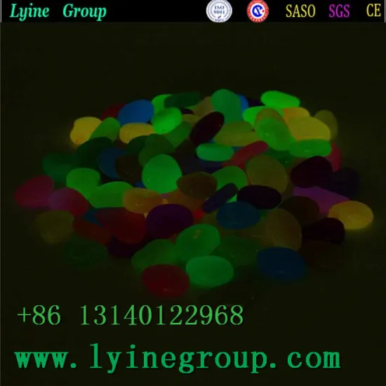 100 Pcs Solar Powered Glow in the Dark Pebbles and Stone for Pathways and Garden Decor