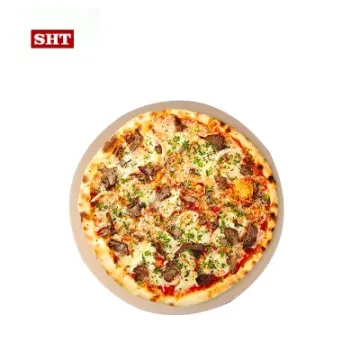13 Inch Round Black White Cordierite Ceramic 16 X 20 25cm Pizza Stone