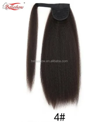 Hot sell Big Jacques pattern fluffy wig ponytail magic paste long hair wig ponytail long curly magic paste wig ponytail