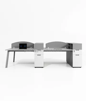 Hot Selling  Melamine 4 Seats  Office Workstation