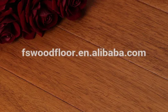 Smooth dark color tauari timber flooring----brazilian oak