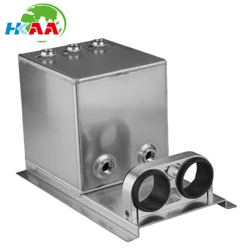 Custom Design Aluminium Fuel Surge Tank with Dual Pump Bracket Assembly