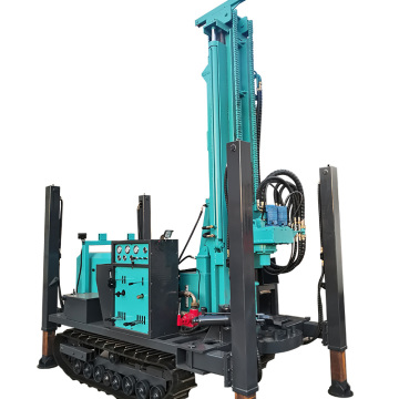 Hochwertiger 200 -Meter -Water -Felsbohrer -Drilling -Bohrgerät mit Luftkompressor