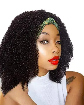 Aishili factory wholesale headband half wigs fix headband deep wave wig headband