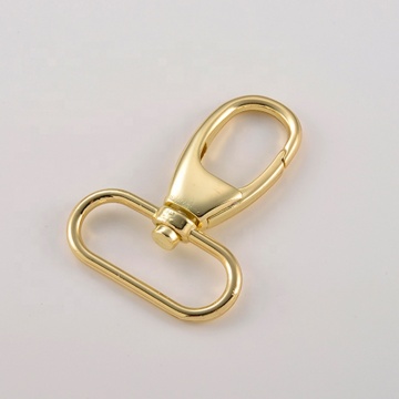 High Quality Wholesale Brushed Gold 1 Inch Metal Hooks for Bags and Dogs