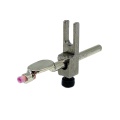 Double-side guide wheel yarn feeder nozzle