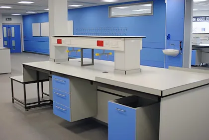 cold rolled steel chemical and biological laboratory bench pice