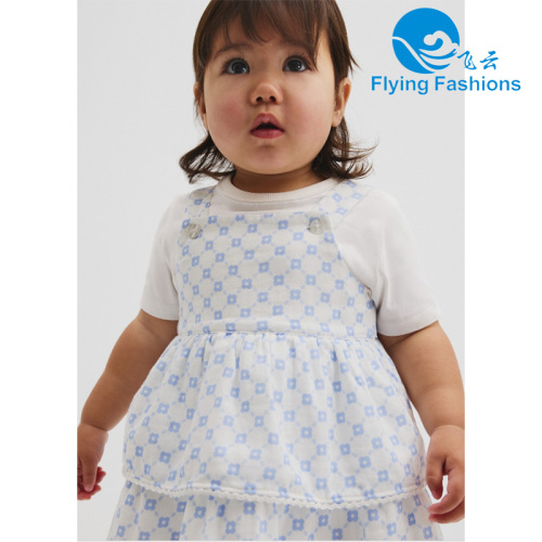 Pantalón trepador infantil de crepé estampado