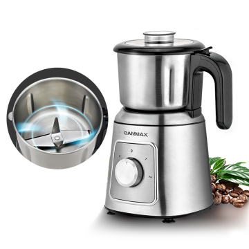 Nuovo alloggiamento in acciaio inossidabile di arrivo 2 velocità Controllo Maestro di caffettiera elettrica