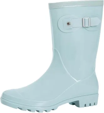 Women's Solid Color Rain Boots