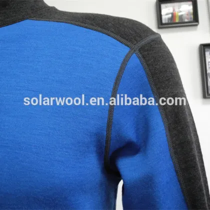 Mens Merino Wool Cycling Jersey Sportswear