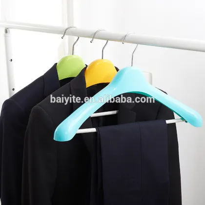 Plastic suits hangers, plastic hanger for suits, hangers for suits