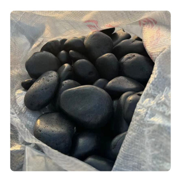 Wholesale Natural Cobblestone Paving Rocks - Black Pebbles for Gardens & Landscaping