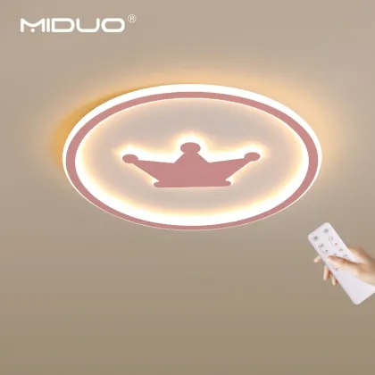 Creative Crown Ceiling Lamps for Children's Room - LED Ceiling Lights for Boys and Girls