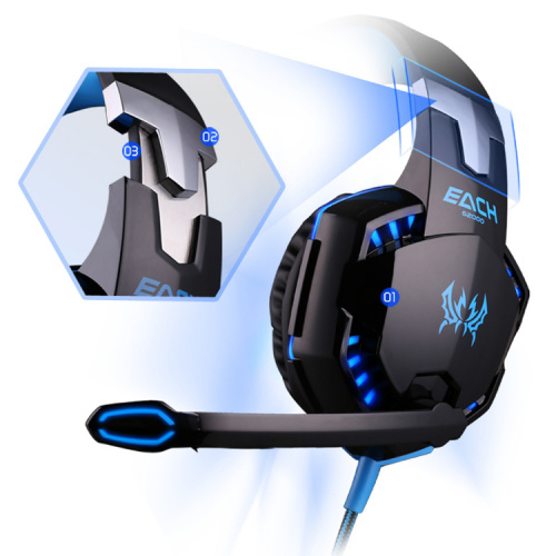 Headphone Gaming PS4 Stereo Kabel Led