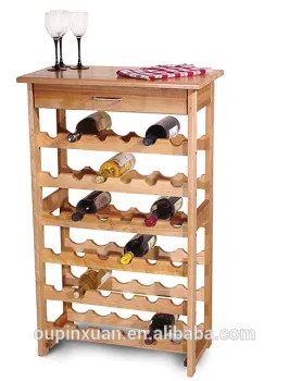 36-bottle Wine Rack ,Creativity space saving bamboo wine rack ,