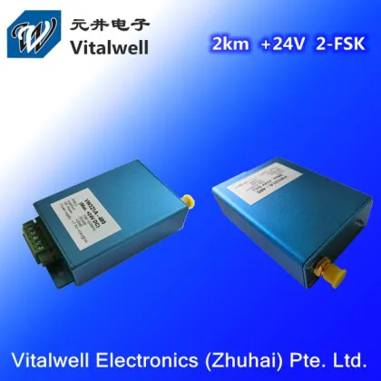 VW321A RF encryption channel data transmitter 1W 433MHz 2-FSK 2km I/O RS485