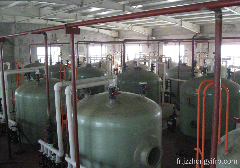Réservoir FRP utilisé dans l'industrie sidérurgique Grp