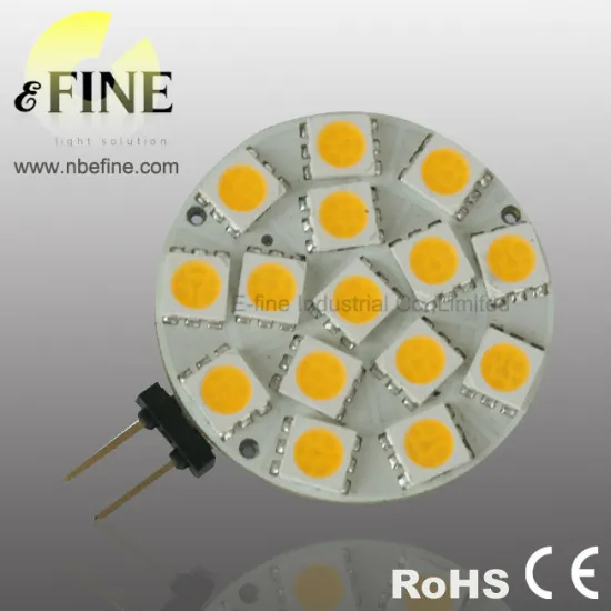 G4 LED bulbs 15pcs SMD 5050 G6.35 LED bulb 12V