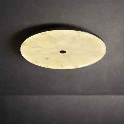 Modern Hallway Bedroom Lighting: Simple Chinese Style Marble Ceiling Lamp