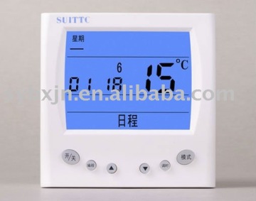 8809 series(concealed installation) large screen LCD display programmable thermostat