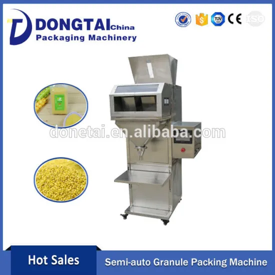 500g Sugar Weighing Filling Machine/Semi-automatic Weighing Particle Filling Machine