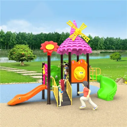Affordable Outdoor Slide Equipment and Plastic Playground Structures for Kids